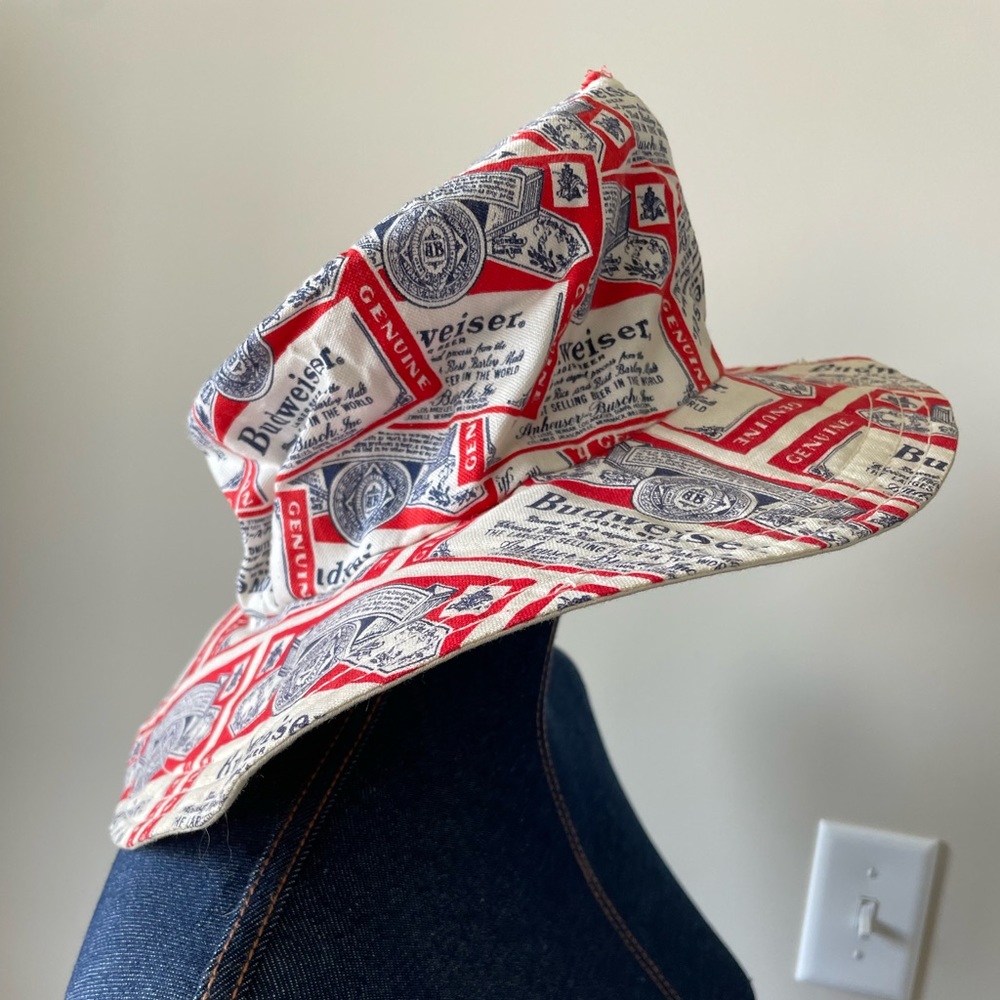 Vintage VTG 1970s Budweiser Floppy Bucket Hat